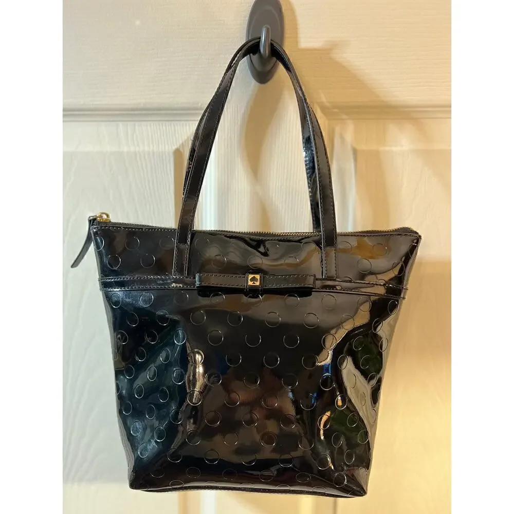 Kate Spade Black Paten leather bag
